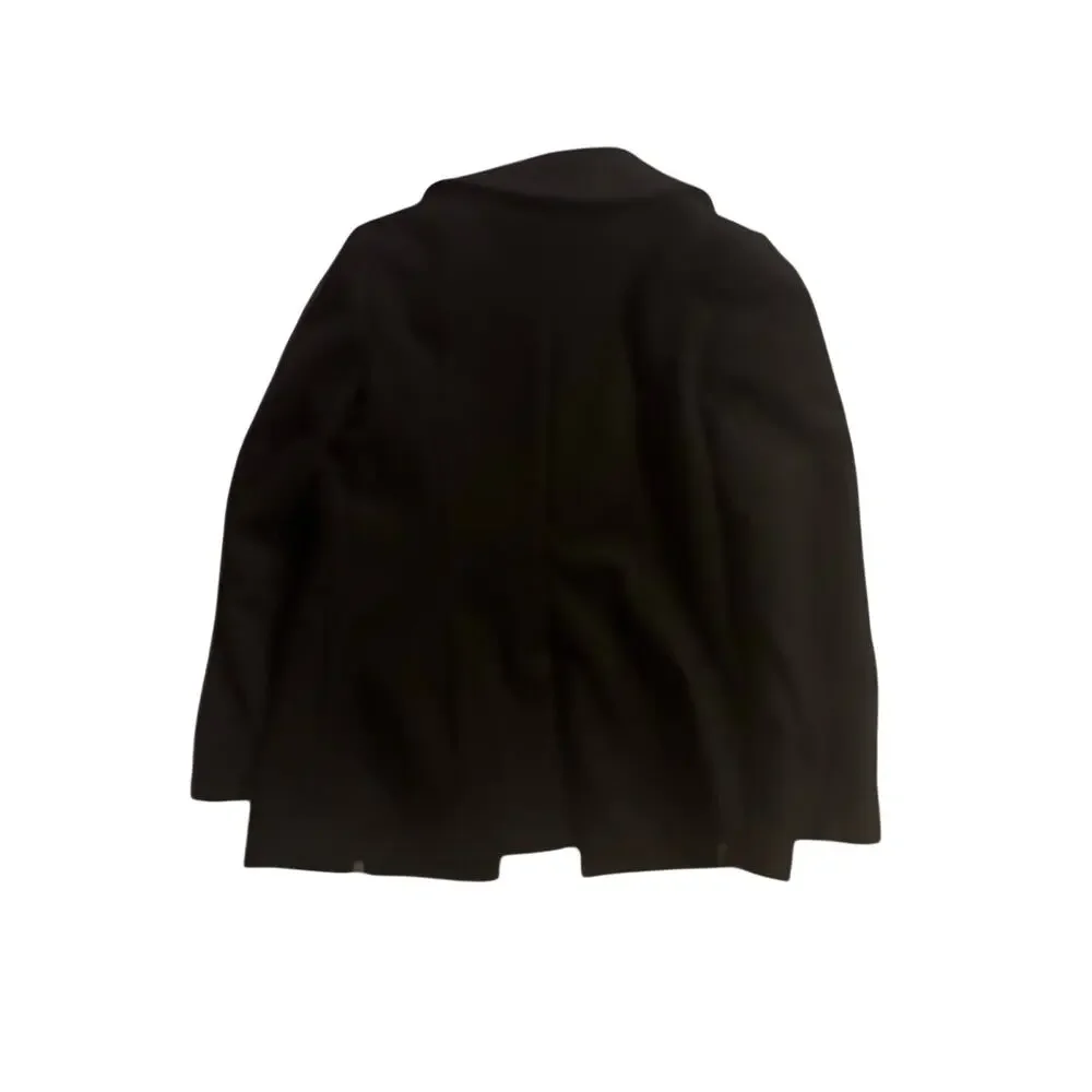 GAP Black Wool Blend Peacoat – Women’s Size Medium – Double Breasted